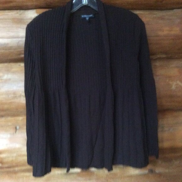 Eileen Fisher Sweaters - Eileen Fisher Bundle Brown Wool Cardigan and Orange T-Shirt Size XSP/XXS Fall